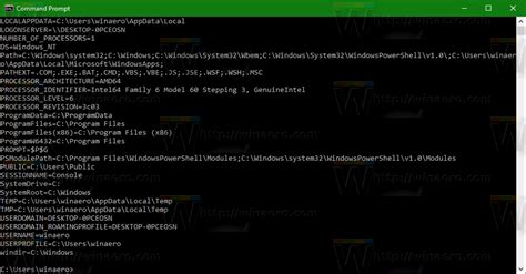 set variable in command prompt