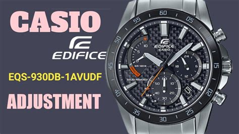 setting casio edifice