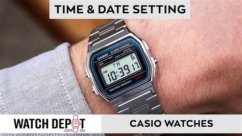 setting date casio watch