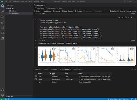 setup visual studio code for python data science