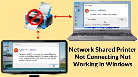 shared printer not working