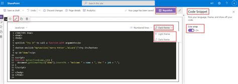 sharepoint code snippet examples