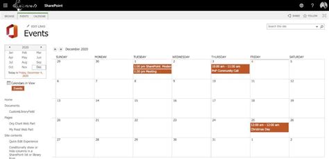 sharepoint events list vs calendar