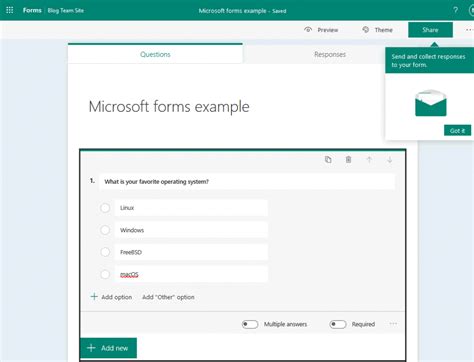 sharepoint forms examples