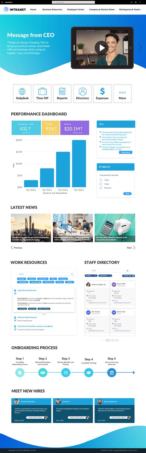 sharepoint layout design