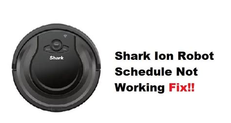 shark ion robot not working