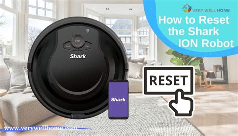 shark ion robot reset button