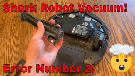 shark robot vacuum error code 2