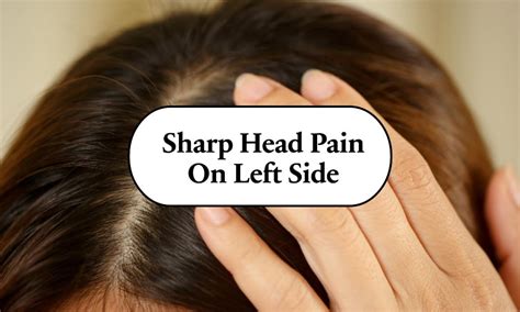 sharp pain in back of head on left side