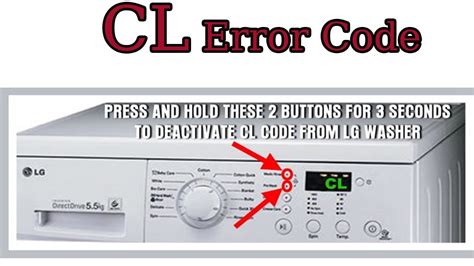 sharp washing machine cl code