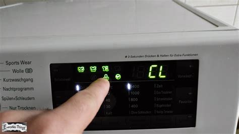 sharp washing machine cl code reset