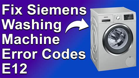 sharp washing machine error code e12