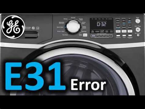 sharp washing machine error code e31
