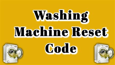 sharp washing machine jp code reset