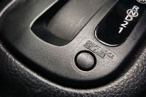 shift lock release button