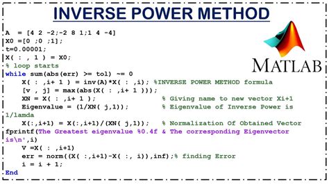 shifted inverse power method python