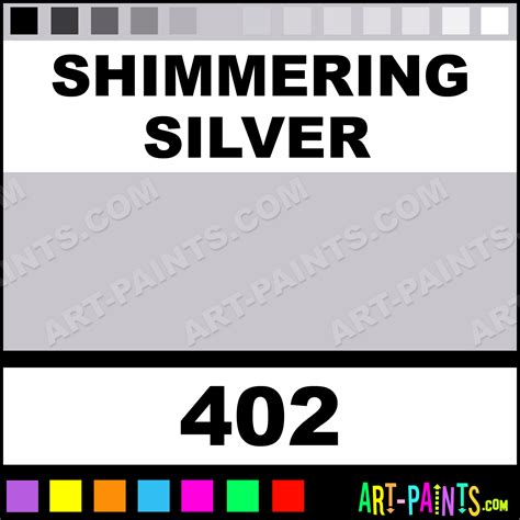 shimmering silver paint code
