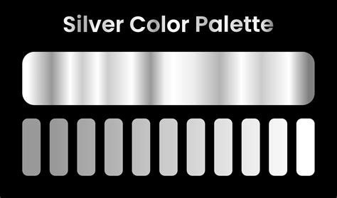 shining silver color hex code