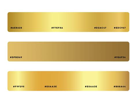 shiny gold hex code