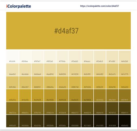 shiny gold rgb color code