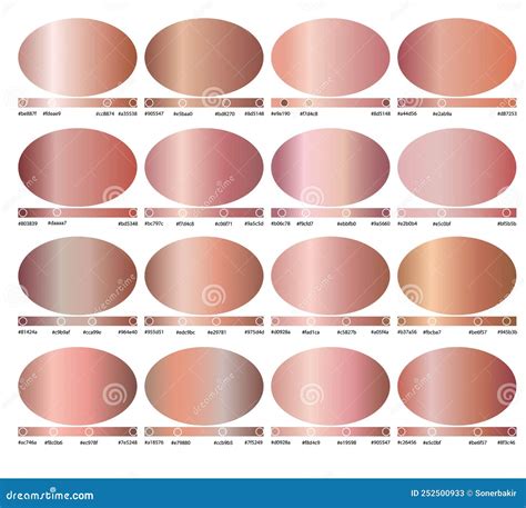 shiny rose gold color code