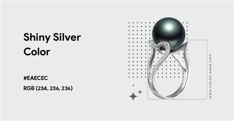 shiny silver colour hex code