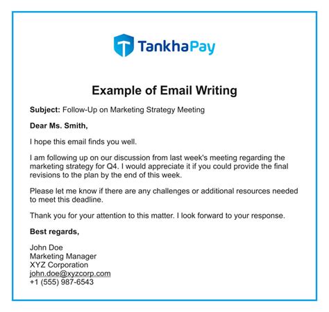 shl email writing examples pdf