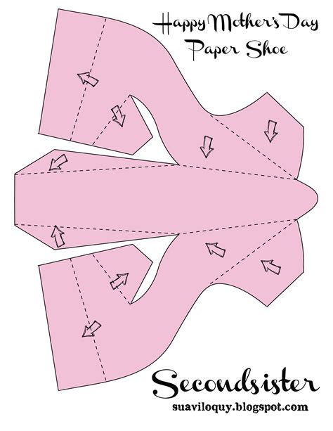 Shoe Paper Template