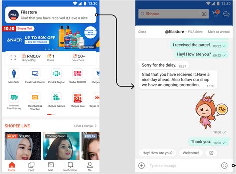 Chat Shopee