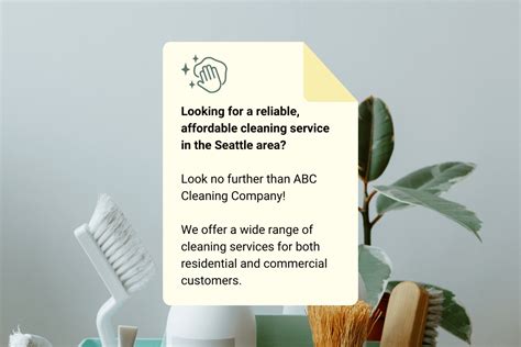 short cleaning service bio examples