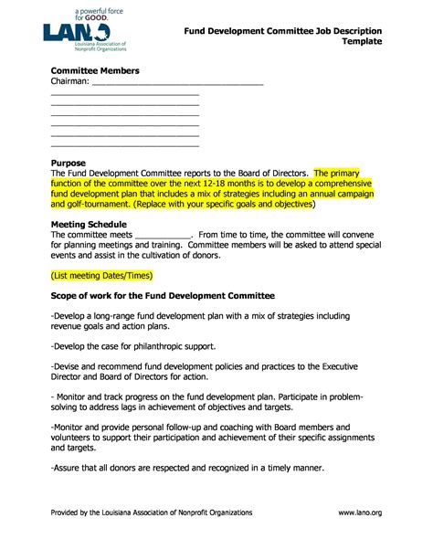 short description template