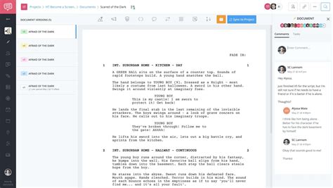 short film script writing software