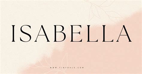 short nicknames for isabelle