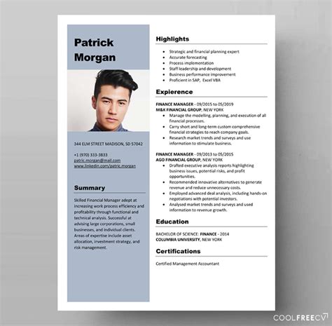 short note for cv