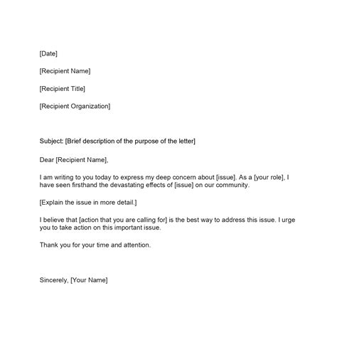 short open letter example for students