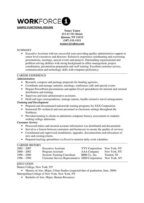 short personal summary examples