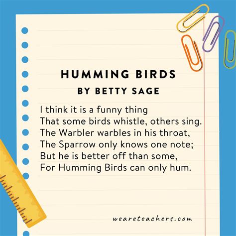 short poem examples for students