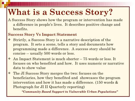 short success story examples