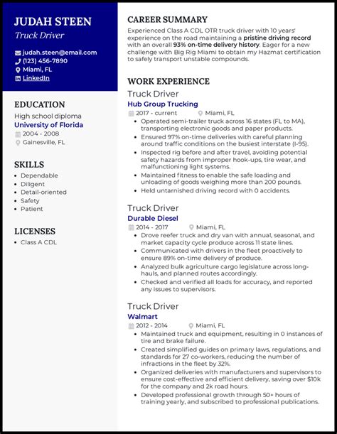 short summary for cv examples