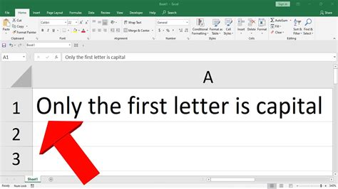 shortcut key for first letter capital in word