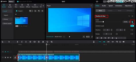 shortcut key to add keyframe in capcut