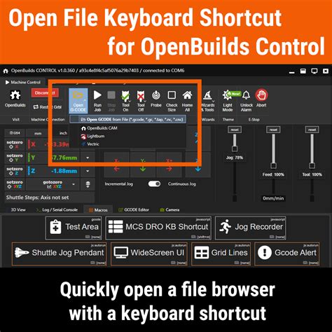 shortcut key to open html file in browser window