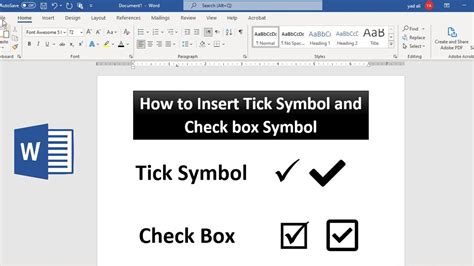 shortcut to check checkbox in word