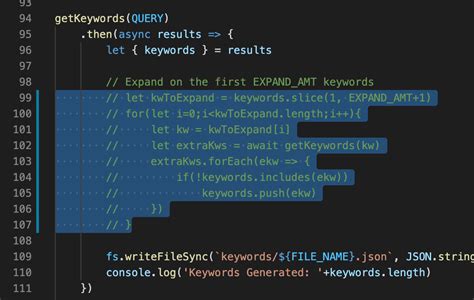 shortcut to comment out code in vscode mac