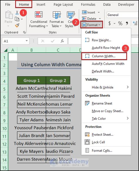 shortcut to make all cells same size
