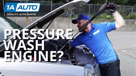 should i pressure wash my engine bay