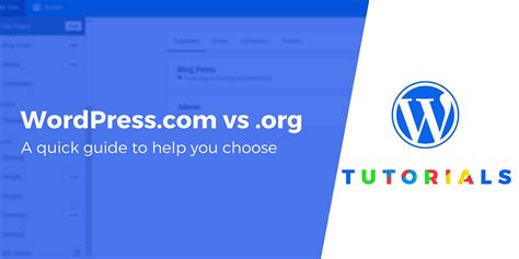 should i use wordpress.com or wordpress.org