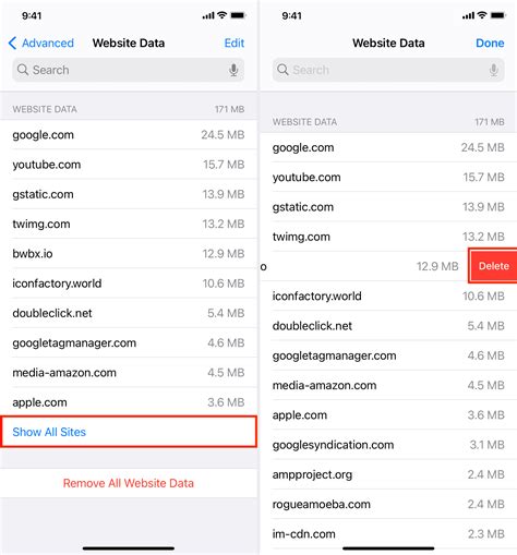 should you remove website data from your iphone