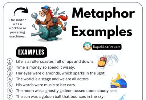 show me example of metaphor