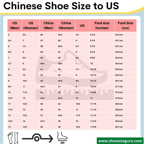 Show Size Chart